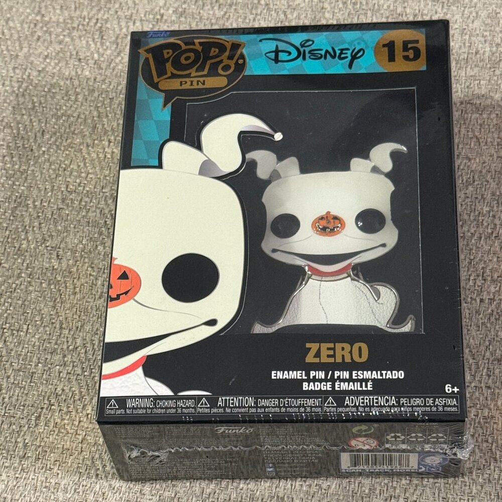 FUNKO POP ZERO NIGHTMARE BEFORE CHRISTMAS LARGE PIN